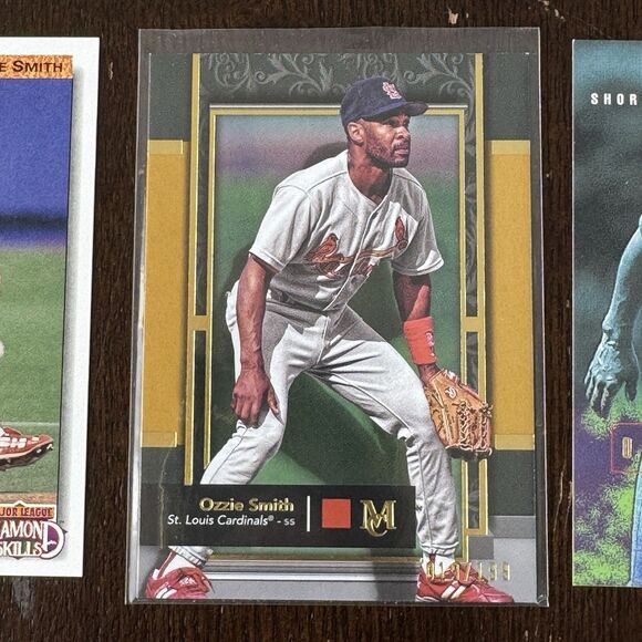 Ozzie Smith 13 Card Lot With 2024 Topps Museum Gold /199 1992 Upper Deck Holo - Picture 2 of 13